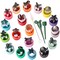 18 Pieces Vegetable Cutter Shapes Set Mini Sizes Cookie Cutters Set Fruit Cookie Stamps Mold